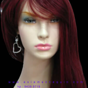 Long Wig, Burgundy